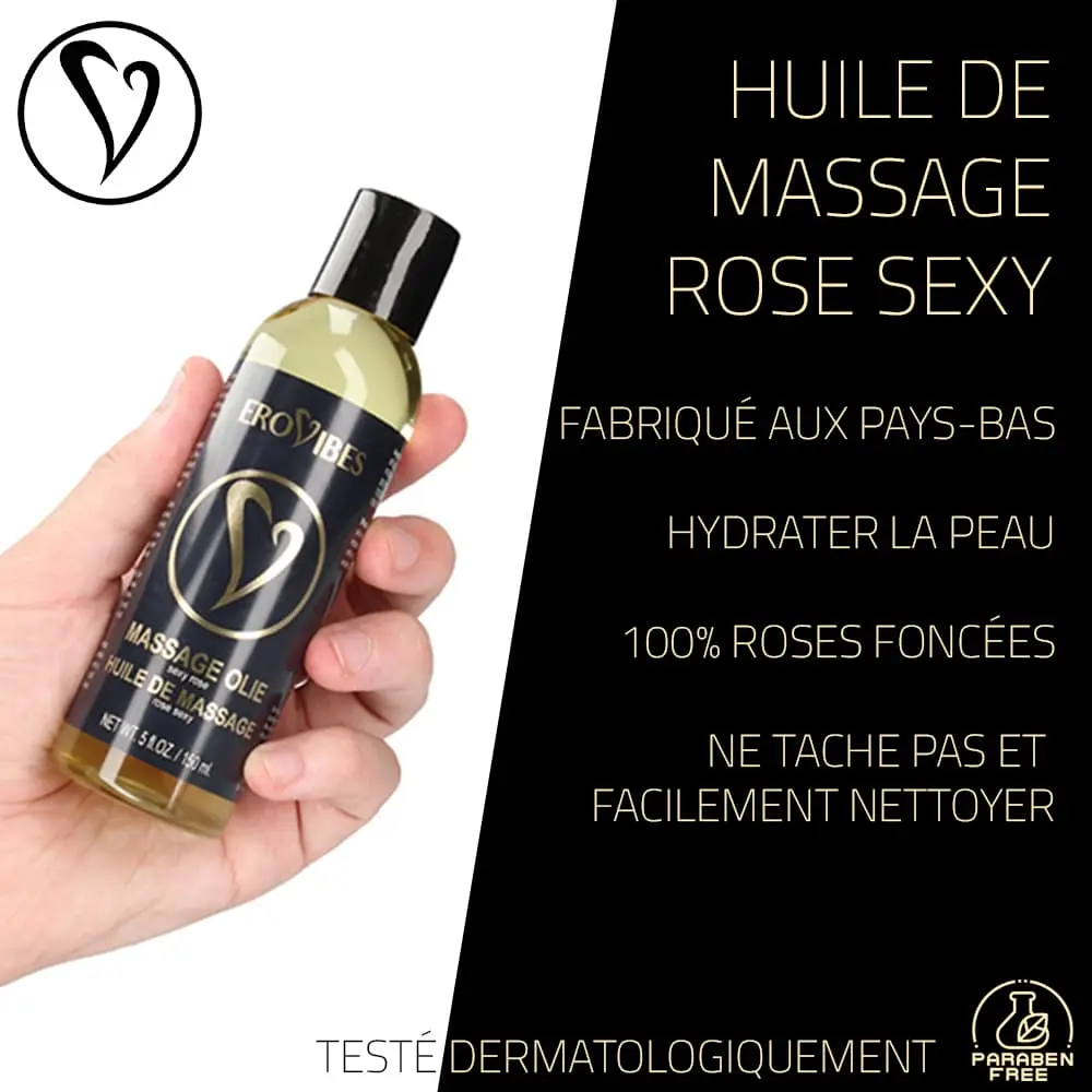 Erotes By Erovibes Erovibes Huile De Massage Rose Sexy 150 Ml – Image 4