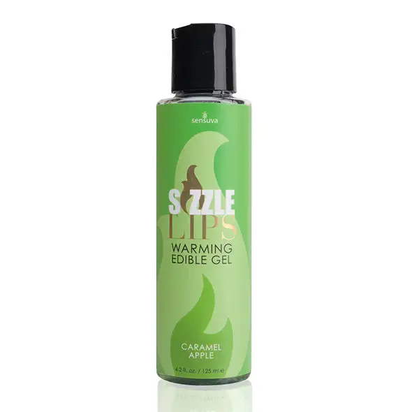Sensuva Sizzle Lèvres Gel Warming Comestibles Caramel Pomme 125 Ml