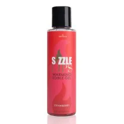 Sensuva Sizzle Lips Gel Comestible Chauffant Fraise 125 Ml
