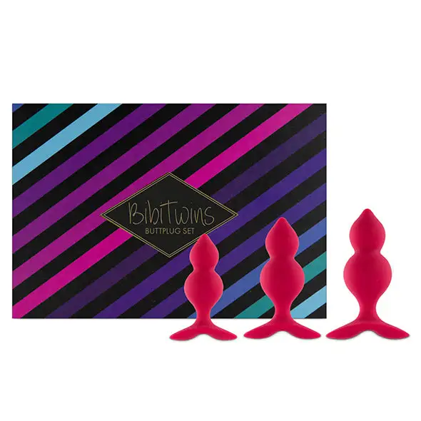 FeelzToys Bibi Twin Plug Anal Set 3 Pieces – Image 3