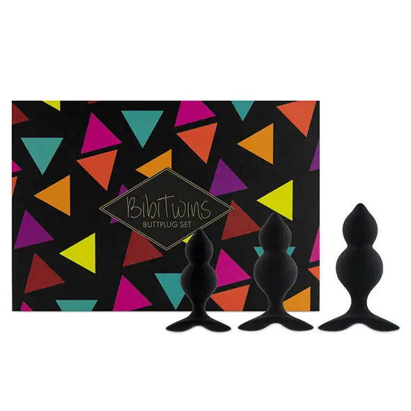FeelzToys Bibi Twin Plug Anal Set 3 Pieces