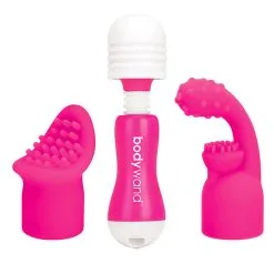 Bodywand Vibro Masseur Mini Rechargeable Avec Attachment