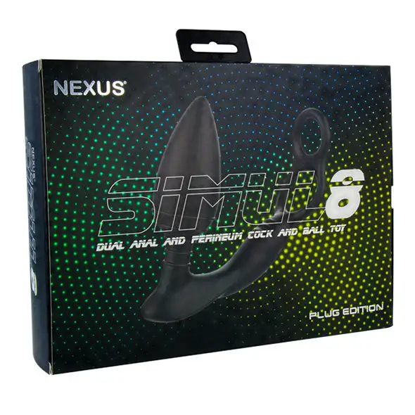 Nexus Simul8 Plug Edition Vibrating Dual Motor Anal Cock & Ball Toy – Image 4