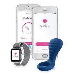 OhMiBod BlueMotion Nex 3 Anneau De Pénis Avec App