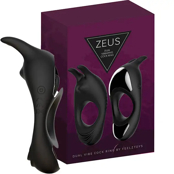 FeelzToys Zeus Dual Vibe Anneau Pénien Rechargeable – Image 6