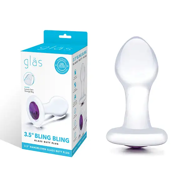 Glas Bling Bling Plug Anal Verre 9 Cm – Image 6
