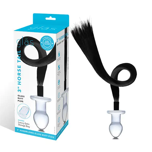 Glas Horse Tail Plug Anal Verre 8 Cm – Image 6