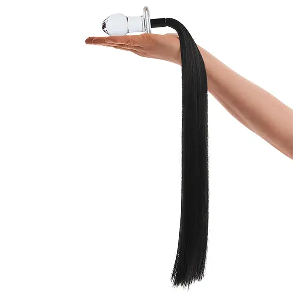 Glas Horse Tail Plug Anal Verre 8 Cm – Image 2