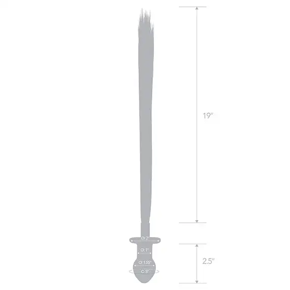 Glas Horse Tail Plug Anal Verre 8 Cm – Image 5