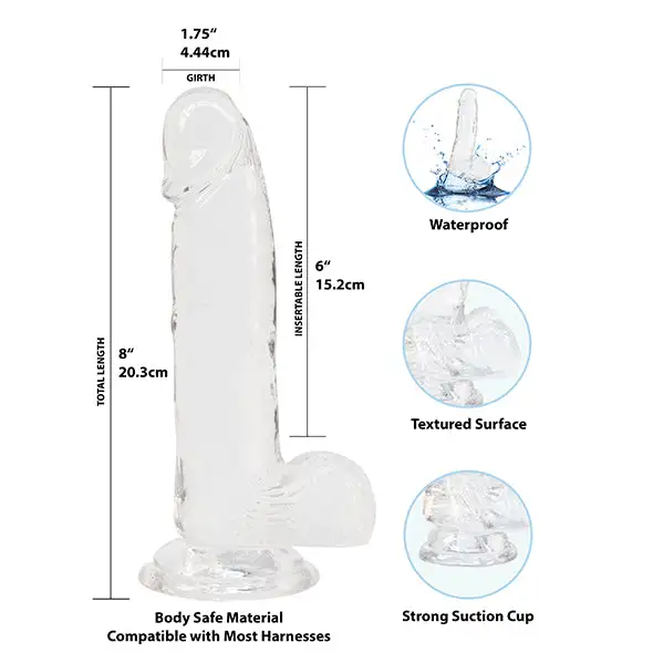 Addiction Crystal Gode Transparant 20 Cm – Image 3