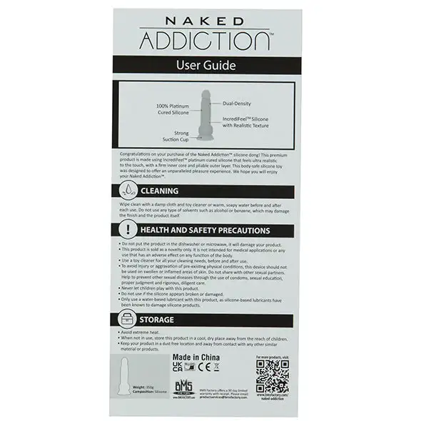 Naked Addiction Dual Density Gode Ventouse 20 Cm – Image 7