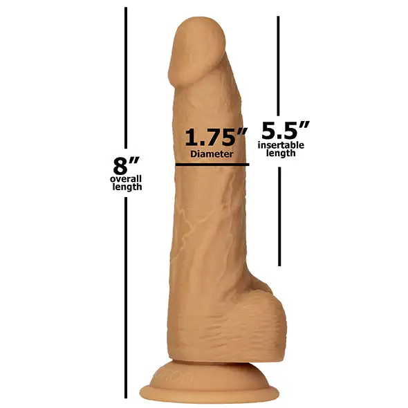 Naked Addiction Dual Density Gode Ventouse 20 Cm – Image 4