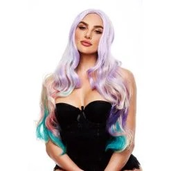 Pleasure Wigs Ella Pastel Rainbow Perruque