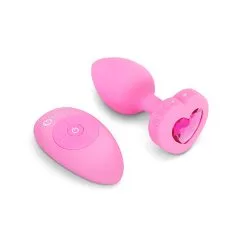 B-Vibe Plug Anal Vibrant En Forme Ce Cœur 10 Cm