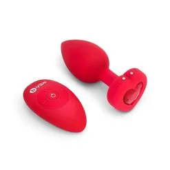 B-Vibe Plug Anal Vibrant En Forme Ce Cœur 10.5 Cm