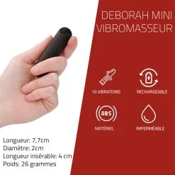 Erotes By Erovibes Erovibes Deborah Vibromasseur Mini 7,7 Cm