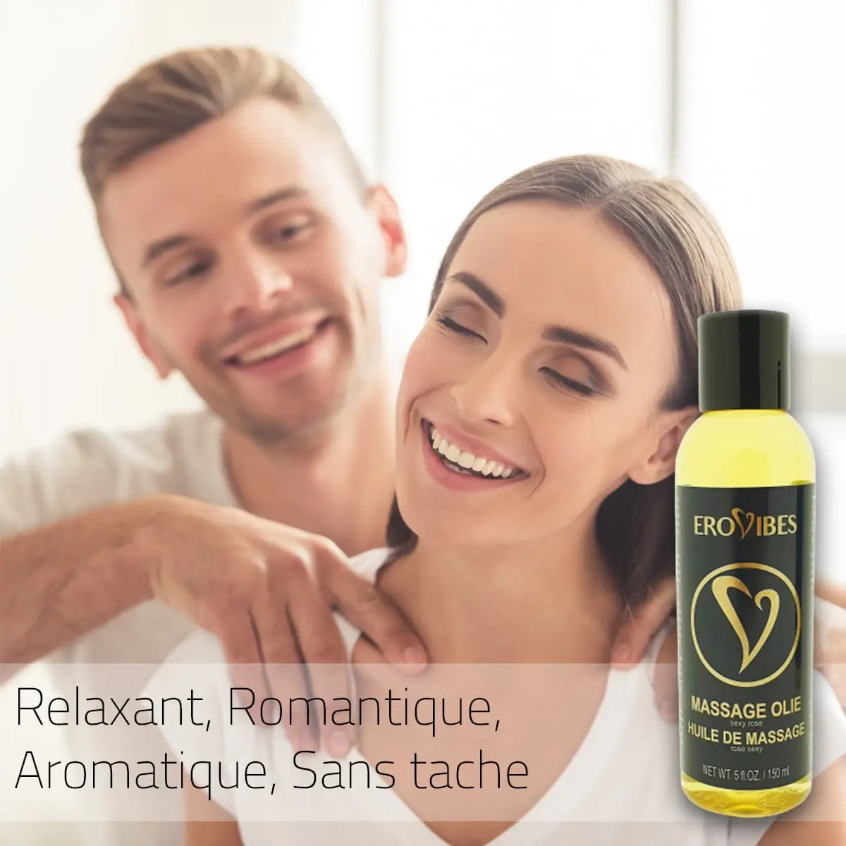 Erotes By Erovibes Erovibes Huile De Massage Rose Sexy 150 Ml – Image 2