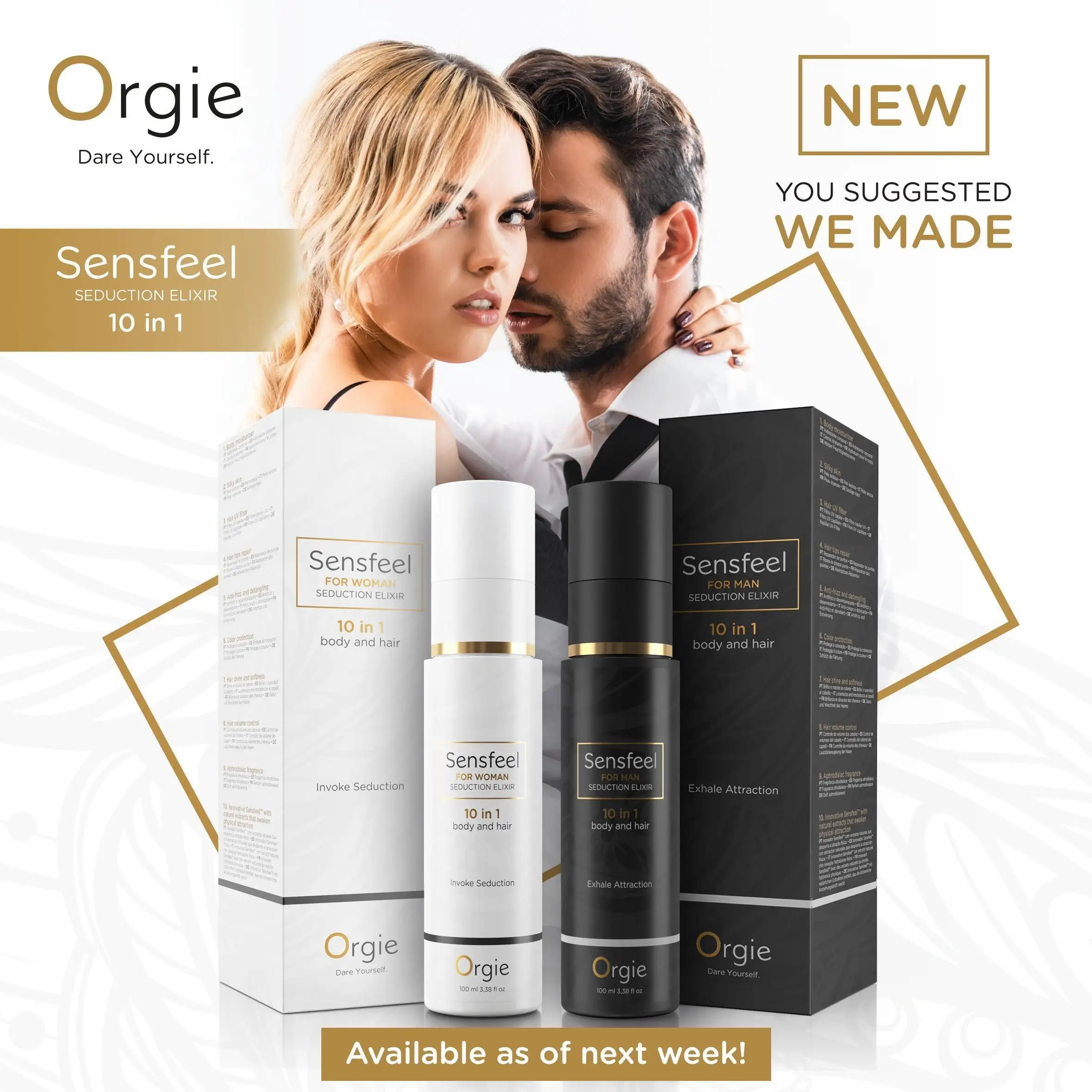 Orgie Sensfeel For Man Feromoon Seduction Elixer 10 In 1 100 Ml