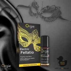 Orgie Sexy Vibe! Electric Fellatio Vibrating Gloss 10 Ml
