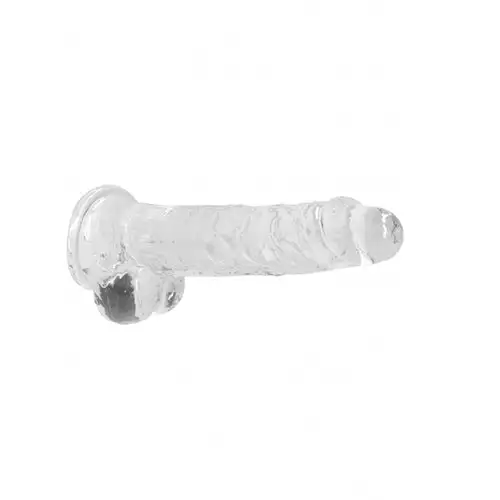 RealRock Gode Réaliste Avec Testicules Transparent 20 Cm – Image 4