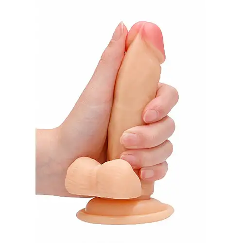 RealRock Vibromasseur Réaliste Blanc Avec Télécommande 15,2 Cm – Image 2