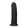 RealRock Gode Réaliste Sans Testicules Noir 22,8 Cm